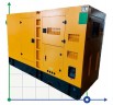 Industrial diesel generator VLAIS KDE-75000 with ATS, engine Ricardo 75kVA, 60kW, 380V/50HZ closed type