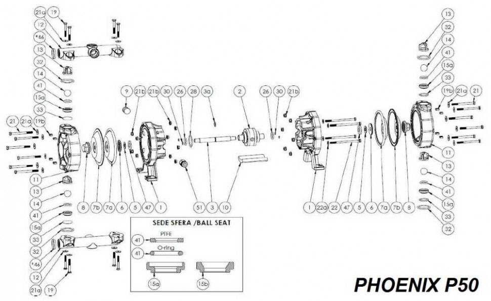 Embout, PP, PHOENIX P50