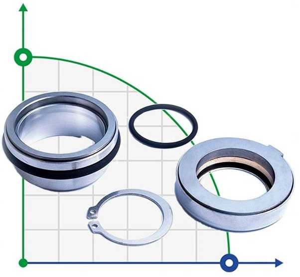 Mechanical seal FLYGT R-FL.OL 45, TC/TC, VITON