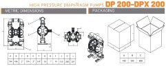 DP 200 AL/SN - насос пневматичний мембранний високого тиску DiaPump