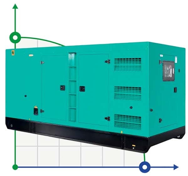 Промышленный дизельный генератор XHYC-450GF с ATS, двигатель Cummins 500kVA, 450kW, 380V/50HZ закрытого типа