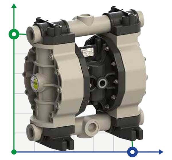PHOENIX P160 PP HYTREL ATEX пневматический мембранный насос