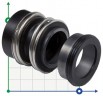 Механическое уплотнение вала насоса KSB R-MG1S6 15, SIC/SIC, VITON, 304