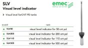 EMEC SLV Sichtfüllanzeige für CNT PD-Behälter