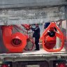 Veneroni ATN 35/540, 5m, 1620 m3/h Zapfwelle-Pumpe mit manueller Drehung zur Senkung des Wasserspiegels
