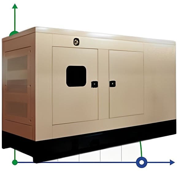 Generador diesel industrial XHYW-600GF con ATS, motor Weichai 700kVA, 600kW, 380V/50HZ tipo cerrado