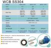 Bomba de engranajes de acero inoxidable para bombeo de líquidos viscosos WCB-50/220V 50Hz, 25 l/min, 30 m, AISI 304, 0,55 kW, 1400 rpm, Ex