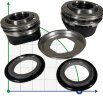 Sello mecánico de la bomba FLYGT R-FL.XA 25, U, TC/TC, VITON, 304
