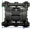 Druckluft-Membranpumpe BOXER 81 IB81 PVDF-FCMTTFT--