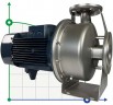 BZm 50-125/2,2 центробежный моноблочный насос из нержавеющей стали для фунгицидов