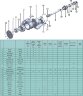 Bomba de engranajes EMSE EDP-I 4 pulgadas, 54 m3/h, 8 bar, 22 kW, 400 rpm, 380V con engranaje interno, con bypass
