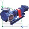 Bomba de engranajes EMSE EDP-I 4 pulgadas, 54 m3/h, 8 bar, 22 kW, 400 rpm, 380V con engranaje interno, con bypass