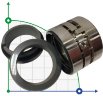 Торцевое уплотнение R-M010D 90, CAR/SIC/CAR/SIC, EPDM, 304 аналог Anga VD, AESSEAL M010D, Roten 822 842 844, Burgmann M74-D, LIDERING LMS10D