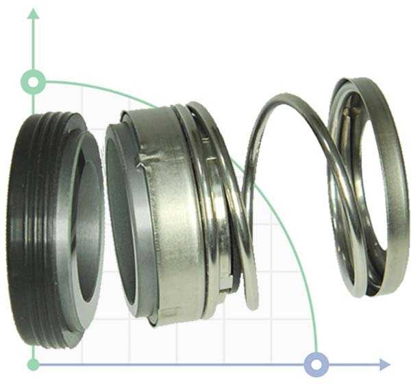 Механический уплотнитель R-560C 18, CAR/SIC, EPDM, 304, T1S43