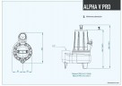 Pompe de drainage Dreno ALPHA V PRO 50-2/080 M/G avec roue vortex