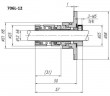 Joint cartoucheа R-706L 16, SIC/SIC, VITON, 304