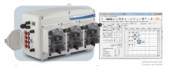 Bomba peristáltica ECOWASH LIGHT 4 POMPE 100L - SANTOPRENE - 230V - COMPLETO DI KIT