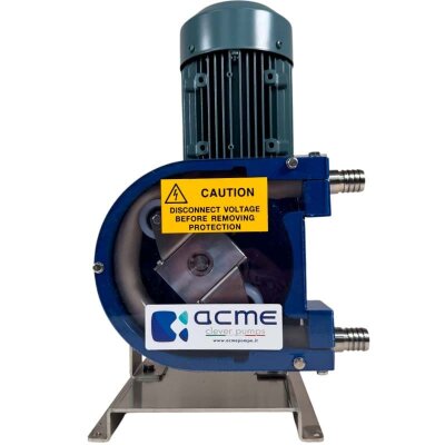 Peristaltic pump for pumping varnishes ACME Pompe AS 15 FX 228 l/h, 230/400V 50Hz, 0.18 kW, 93 rpm - TPV, with fixed capacity