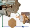Корпус насоса та кришка ROVER POMPE BE-G без шестерень код 975035