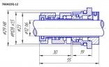 Gleitringdichtung für Grundfos HQQE Pumpe CR/CRN/CRI-1/3/5 Art. 96455086