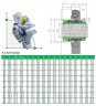 Uszczelnienie kasetowe R-CARTEX(SN) 30, CAR/SIC, VITON, 304