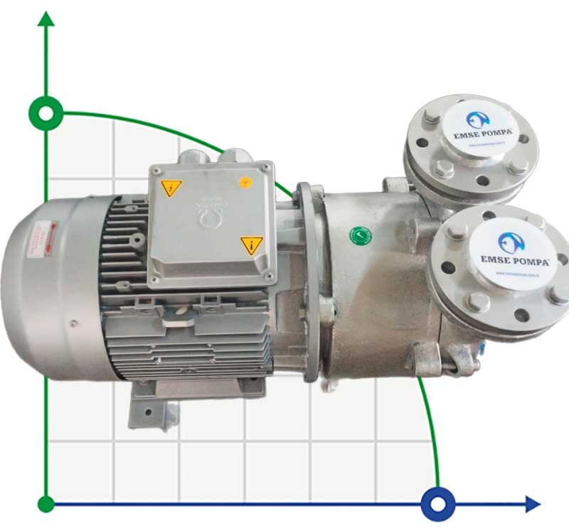 Вакуумний насос ESV 270/150, AISI 316, 384 м3/год, 11 кВт, 1450 об/хв