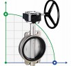PN16 DN250 Засувка Батерфляй, корпус і диск із нержавіючої сталі AISI 304, Seat EPDM