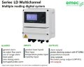 Контроллер EMEC LD MULTICHANNEL для вимірювання та регулювання декількох пареметрів