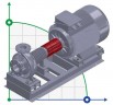 Насос для термомасла BTS 100-250 (с электродвигателем75кВт)
