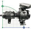 Centrifugal Pumps for Heat Transfer Oils up to 350°C ВTKF-K 32-160, imp 184mm, 3000