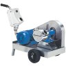 Impellerpumpe für Tomatenmark LIVERANI GR MINOR 40 NR TF 1,5kW, 470U/min, 380V riemengetrieben auf einem Fahrgestell mit Bedienfeld CE