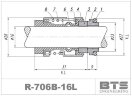Уплотнения насоса Grundfos CR, CRN, CRNE, DNM, DNP R-706B 16, L, SIC/SIC, EPDM, 304
