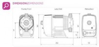 Bomba dosificadora PDE HC101 MA-4 10-04/12-02/14-00 230V PP-GL-VT
