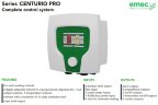 Контроллер EMEC CENTURIO PRO для вимірювання та регулювання багатьох параметрів