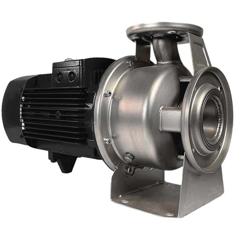 Bomba centrífuga monobloque de agua amoniaco de acero inoxidable AISI 316L, BZ 40-160/4