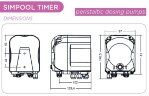Перистальтический насос AQUA PDP SIMPOOL TIMER 1,4-01 - 230V - SANTOPRENE - WHITE