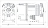 Electromagnetic dosing pump PDE HC200+ PH-RX M70 240V PVDF-CE-VT, 1.8-14 l/h, 20-1 bar