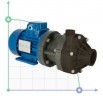 Насос с магнитной муфтой DM 10 PVDF, VITON, 0.75 кВт