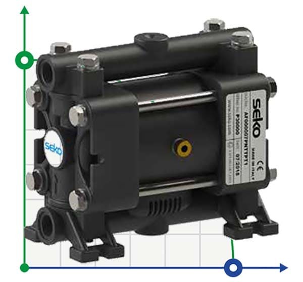 SEKO Duotek AF7 PVDF Pneumatische Membranpumpe