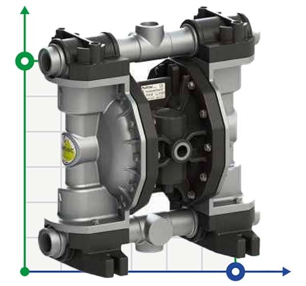 PHOENIX P160 ALU HYTREL + PTFE ATEX пневматичний мембранний насос