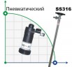 Насос для бочек BTS-HD-A1+SS316L-1000mm (с пневмоприводом)