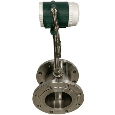 DN150 Вихровий витратомір з нержавіючої сталі KLUGB DN150/PN16 RF DIN фланець, для пари 1.75-17.5 t/h <1,6 МПа, <250°C, 4-20mA, ExdIIBT6