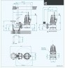 Погружной насос Dreno AT-EX 65/2/125 C.236 колодцев канализации с режущим открытым рабочим колесом
