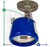 DN15 Расходомер ротаметр из нержавеющей стали KLZZ PN6 (liquid alcohol mixture C2H5OH 92%), 11-110 l/h, 4-20mA, Ex