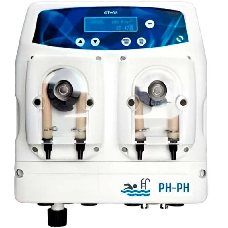 Estación de dosificación y control para piscinas eTwin PDP 0101 pH-pH