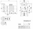 Pompe à vide pour la régénération des tamis moléculaires GMVP 230/120 avec moteur de 5,5 kW à 1450 tr/min 50Hz en version antidéflagrante