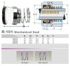 Механическое уплотнение насоса R-101 16, CER/CAR, VITON, 304