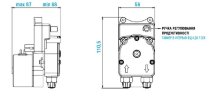 Bomba peristáltica F-T 0101 24Vdc SANTOPRENE