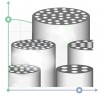 Microfiltration ceramic membrane CRM2507-50KD