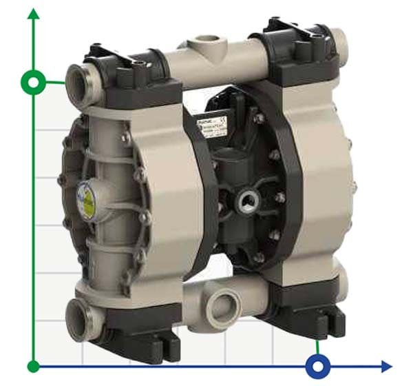 PHOENIX P250 PP SANTOPRENE ATEX пневматичний мембранний насос